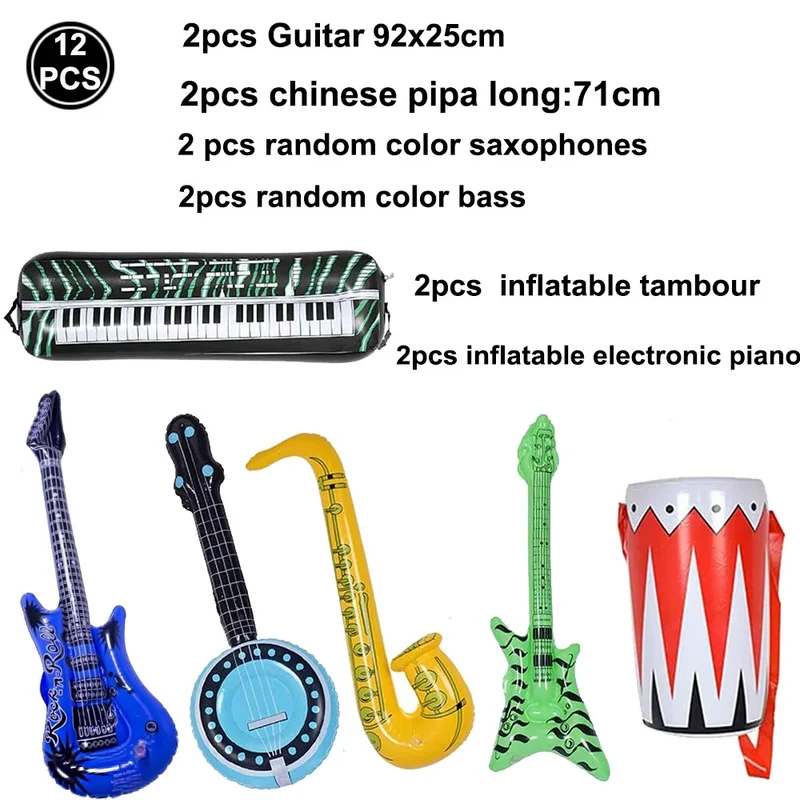 Ballon Gonflable Rock Star Instruments Concert