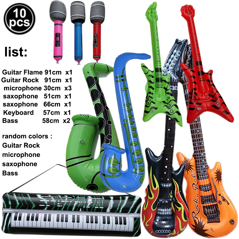 Ballon Gonflable Rock Star Instruments Concert