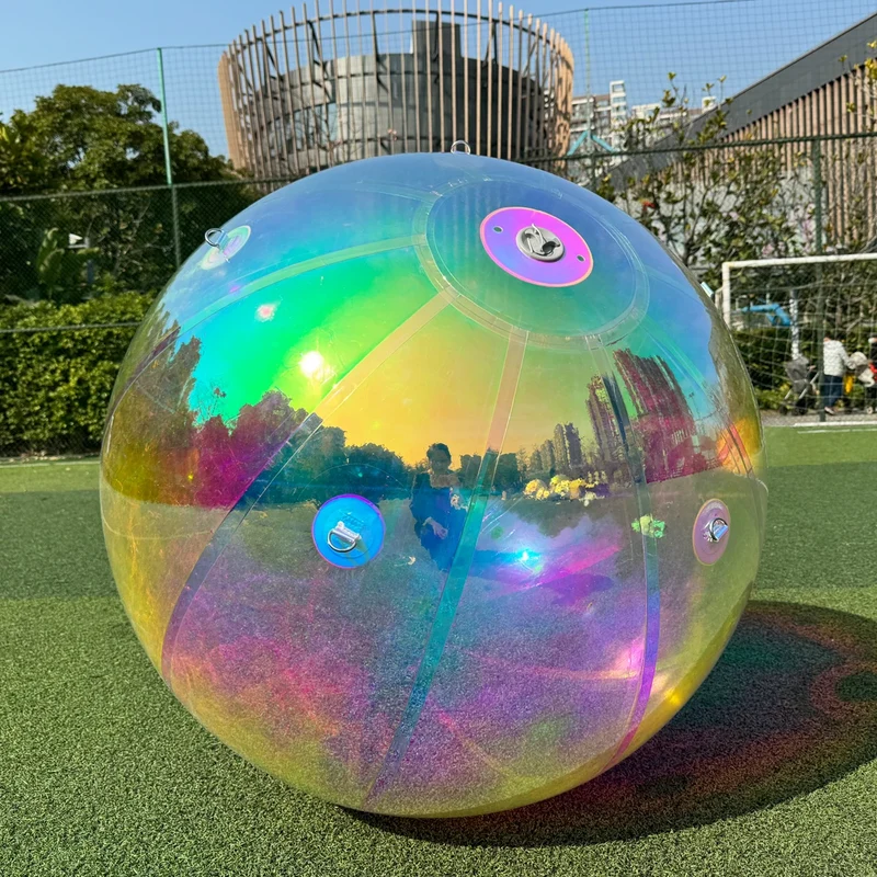 Discothèque Gonflable Sphère Miroir Argentée