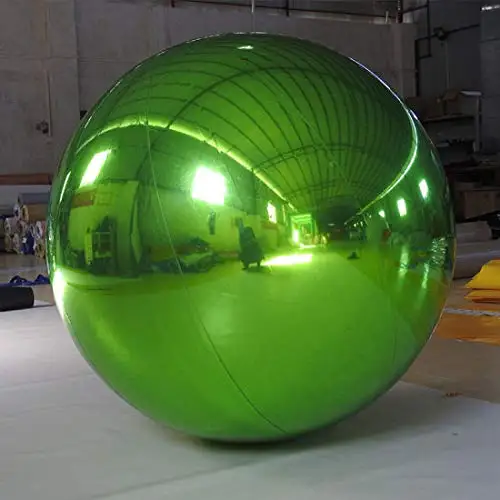 Discothèque Gonflable Sphère Miroir Argentée