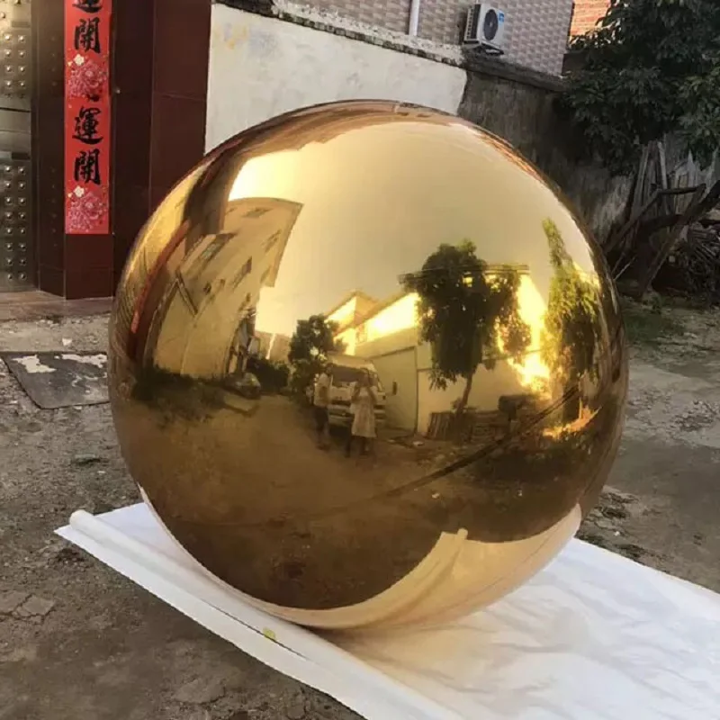 Discothèque Gonflable Sphère Miroir Argentée