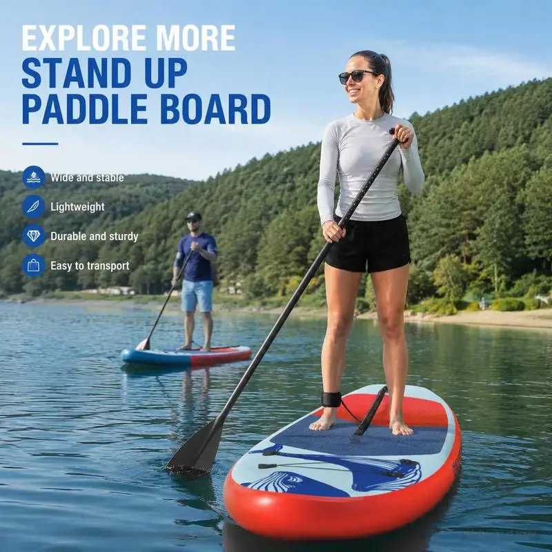 Stand Up Paddle Gonflable Rigide Bleu