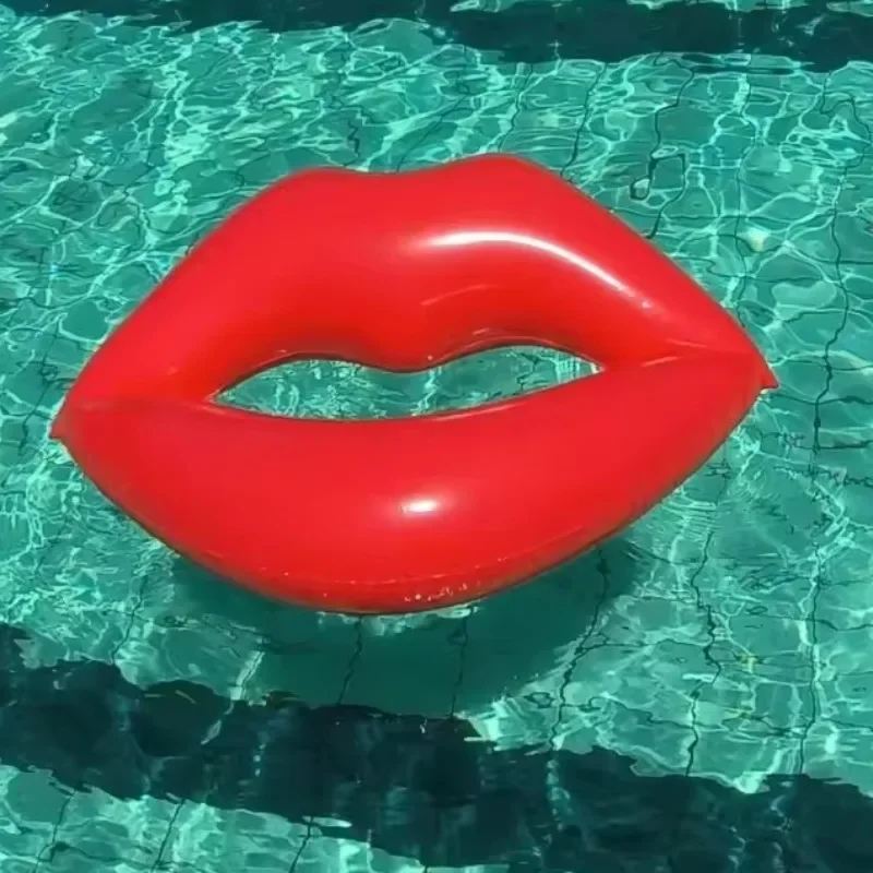 Bouée Gonflable Lèvres Rouges