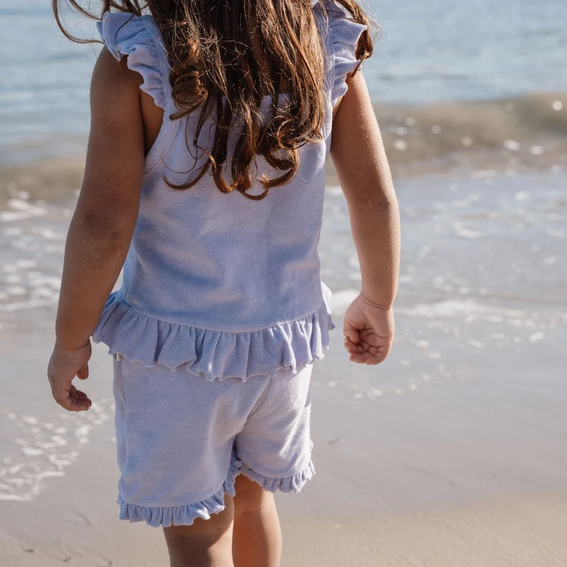 Top en short set - Paars