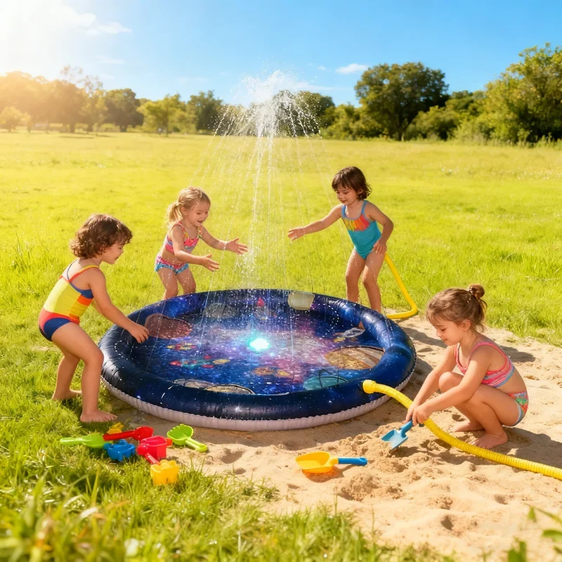 Piscine Gonflable Enfant Tapis Arrosage