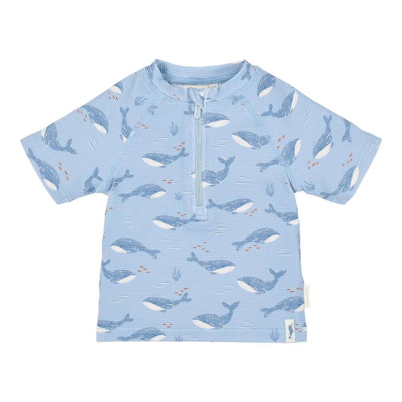 Zwemshirt korte mouw - Blauw - Ocean Splash
