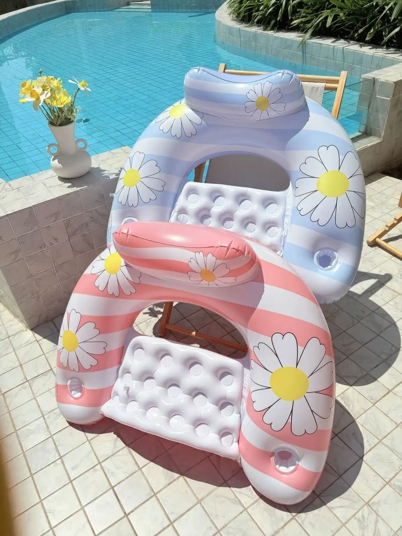 Bouée Gonflable Marguerite Rétro Piscine
