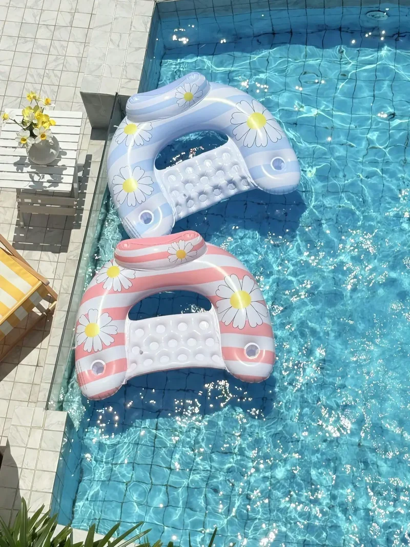 Bouée Gonflable Marguerite Rétro Piscine