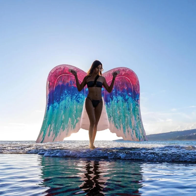 Matelas Gonflable Ailes d'Ange Piscine