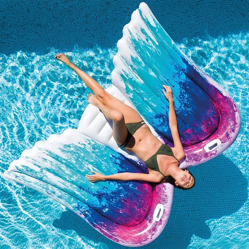 Matelas Gonflable Ailes d'Ange Piscine
