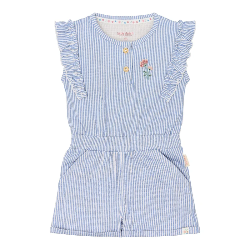Tuinbroek - Blauw - Denim Blue Stripe