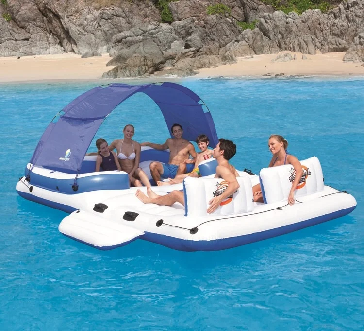 Plateforme Flottante Gonflable Île 6 Personnes