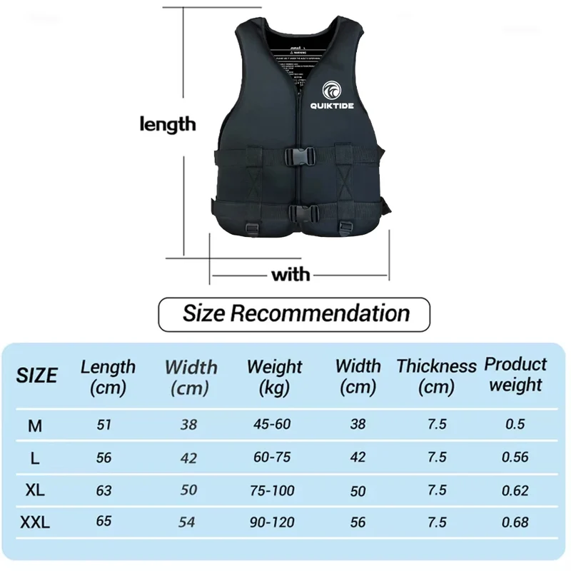 Accessoire Gonflable Gilet Néoprène Flottaison Multisport