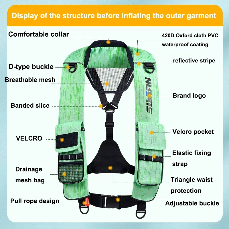 Accessoire Gonflable Gilet Sauvetage Automatique Universel