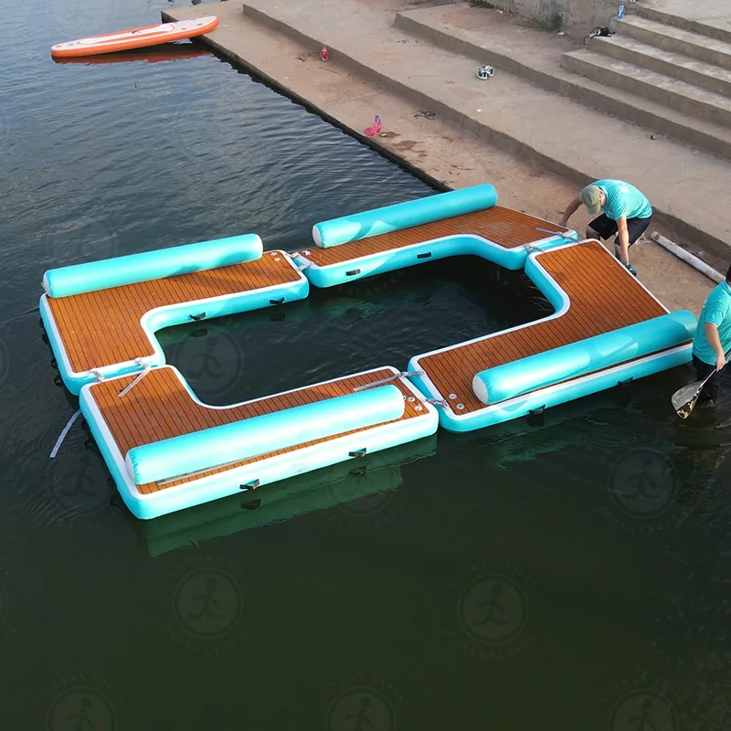 Plateforme Flottante Gonflable Quai Yacht