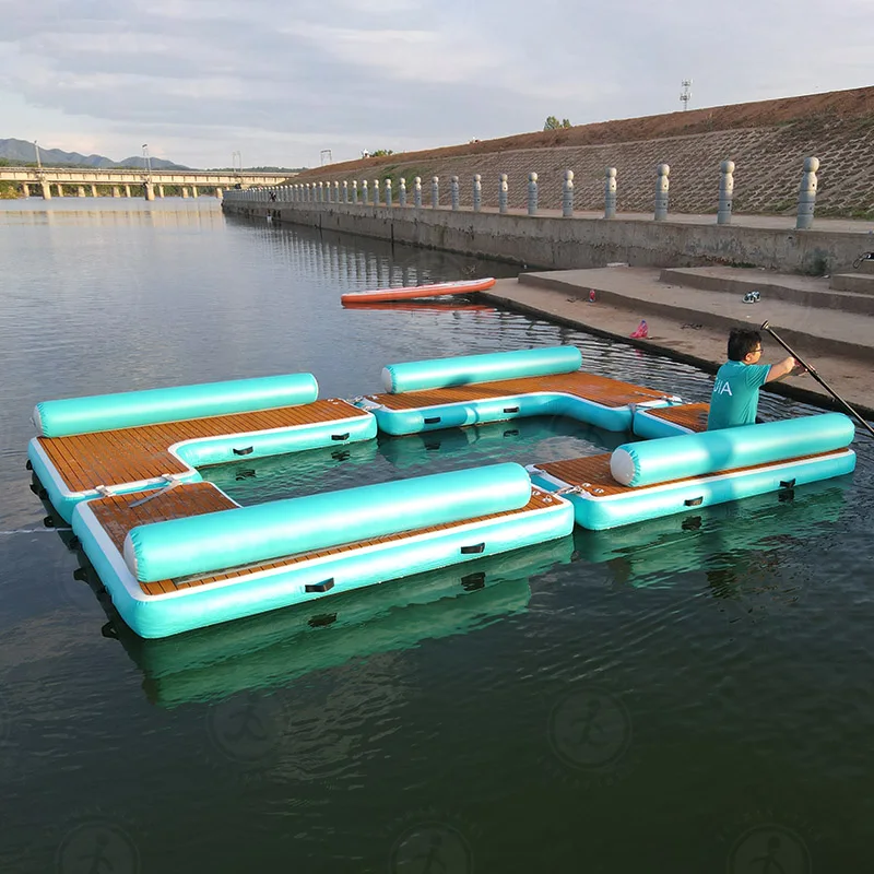 Plateforme Flottante Gonflable Quai Yacht