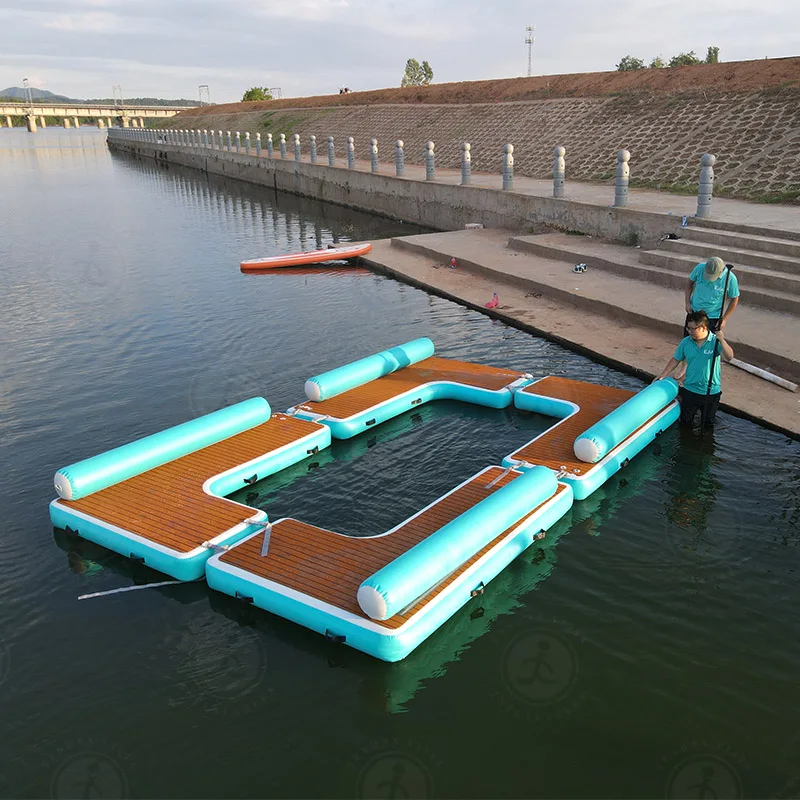 Plateforme Flottante Gonflable Quai Yacht
