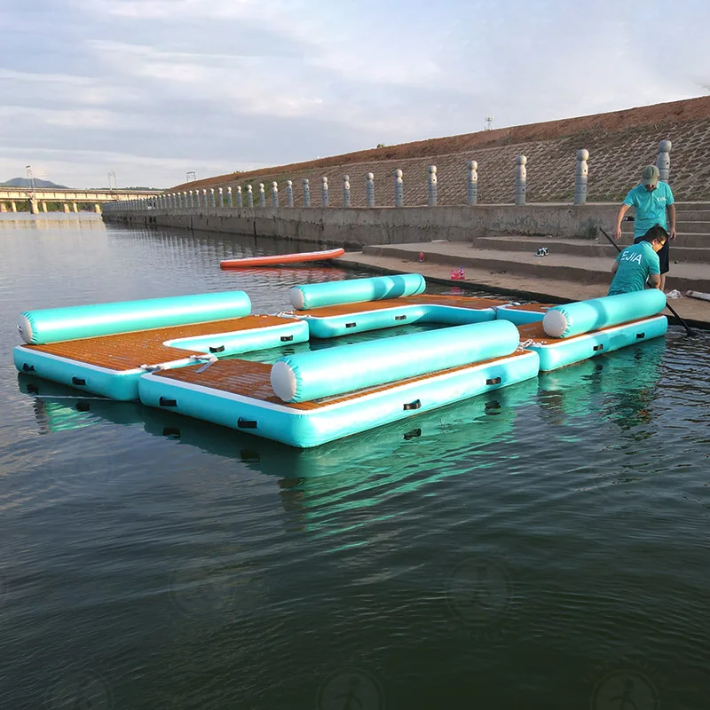 Plateforme Flottante Gonflable Quai Yacht
