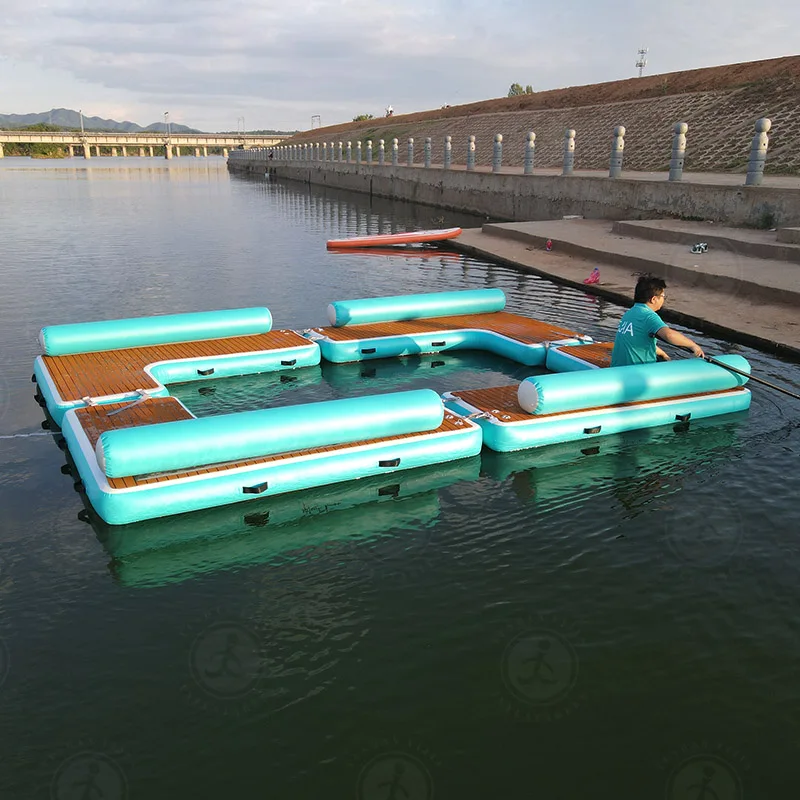 Plateforme Flottante Gonflable Quai Yacht