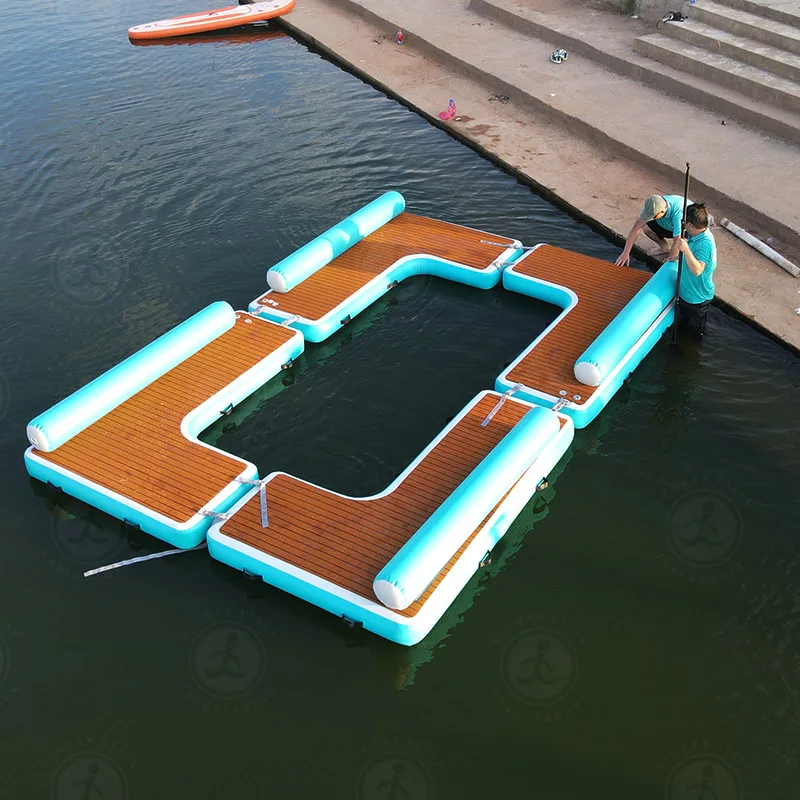 Plateforme Flottante Gonflable Quai Yacht