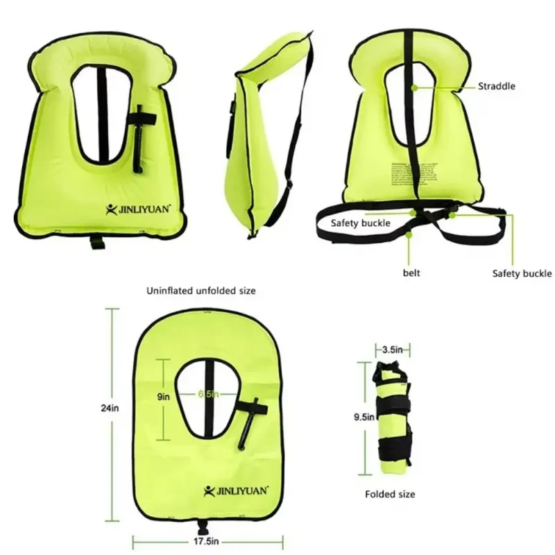 Accessoire Gonflable Gilet Natation Adulte Réglable