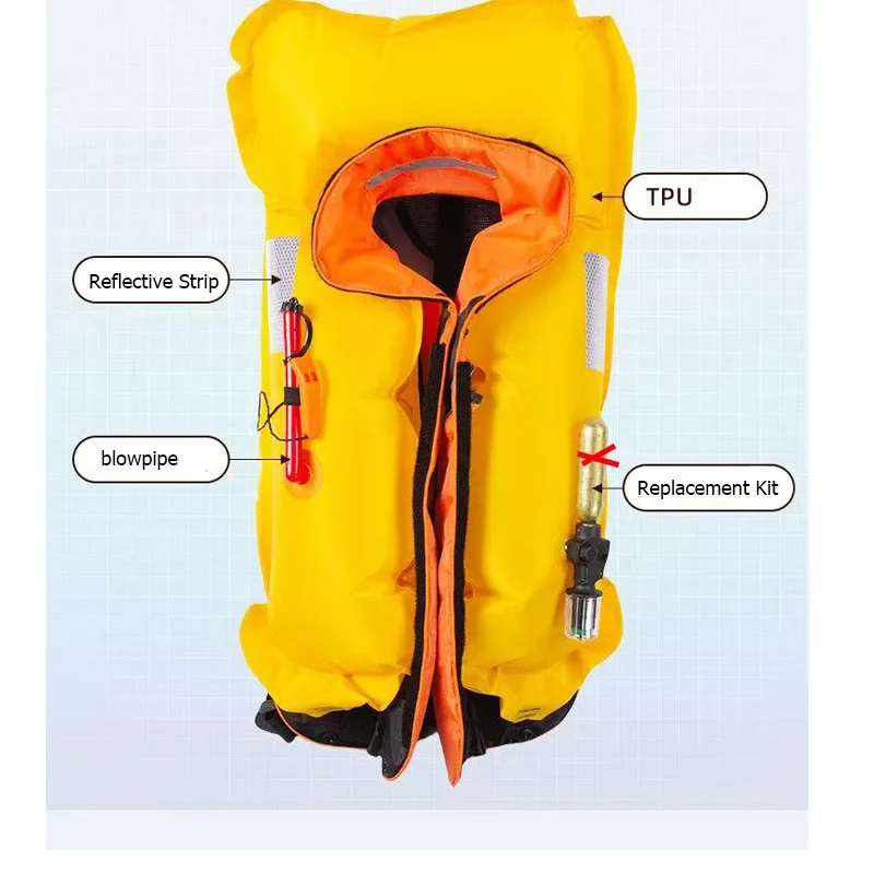 Accessoire Gonflable Gilet Pêche Kayak