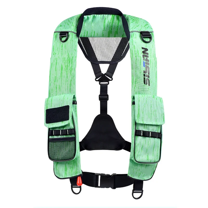 Accessoire Gonflable Gilet Sauvetage Nautique Double Poche