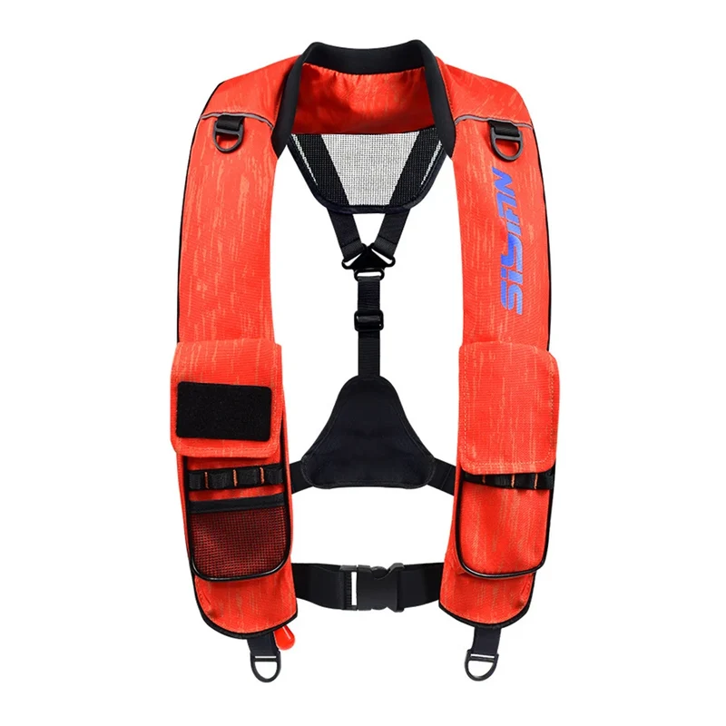 Accessoire Gonflable Gilet Sauvetage Nautique Double Poche