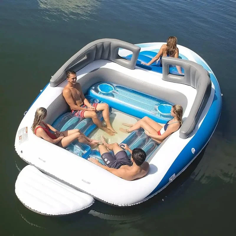 Plateforme Flottante Gonflable Pirate Fête Aquatique