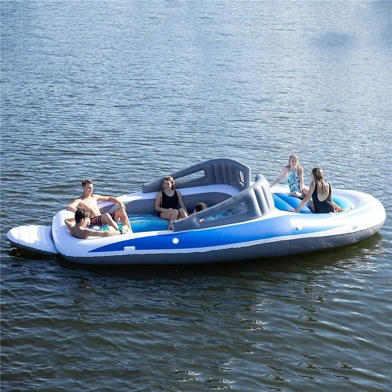 Plateforme Flottante Gonflable Pirate Fête Aquatique