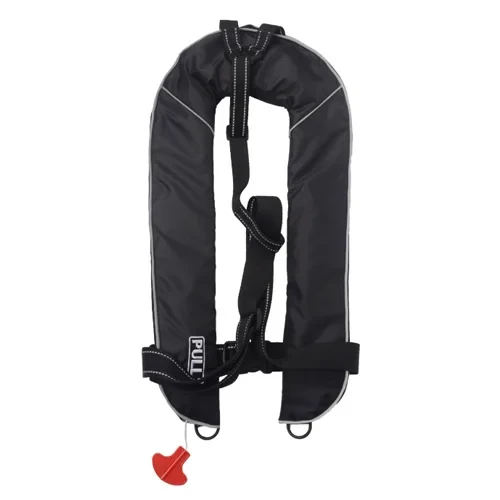 Accessoire Gonflable Gilet Sauvetage Marin Noir
