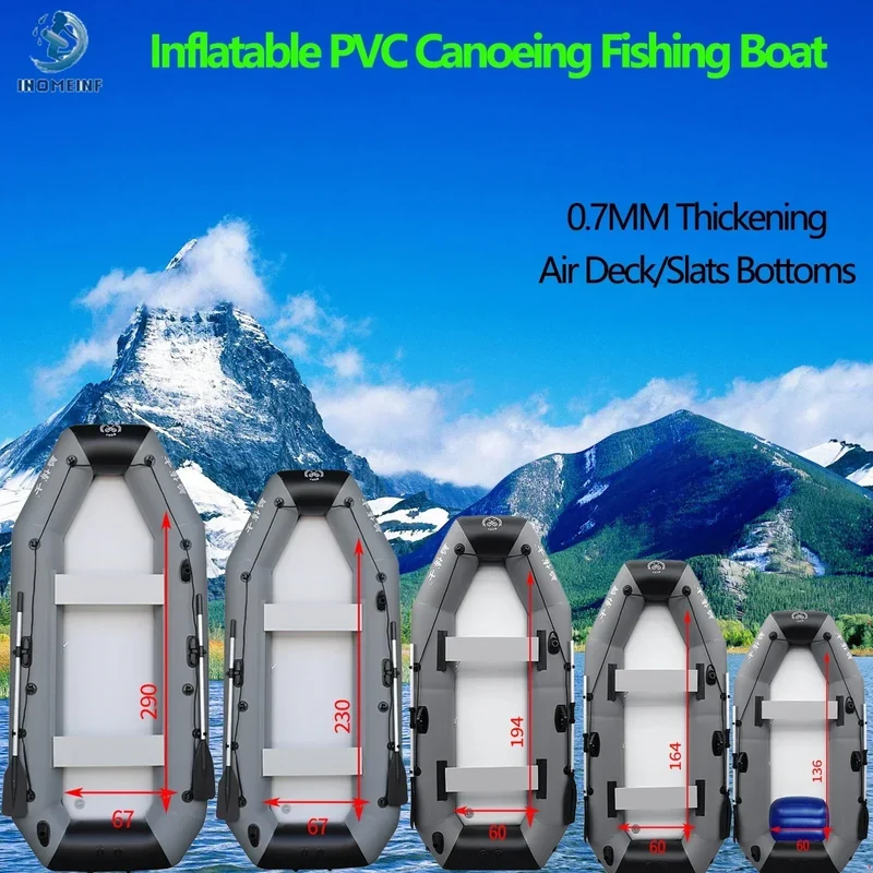Bateau Gonflable Pêche Rivière PVC