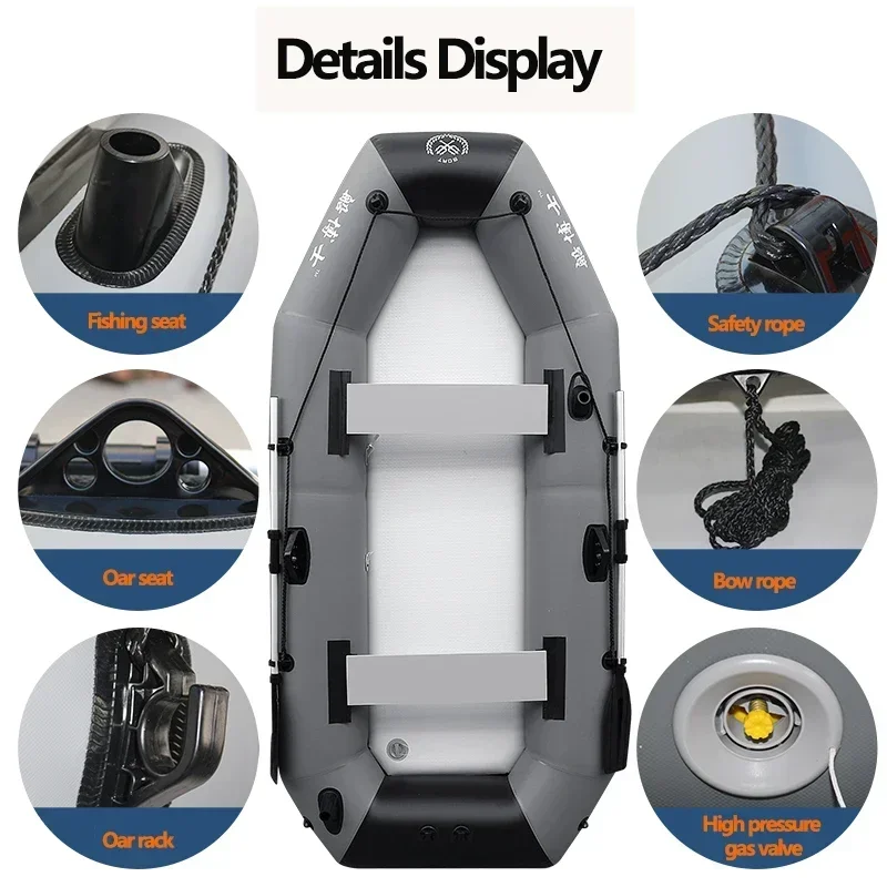 Bateau Gonflable Pêche Rivière PVC
