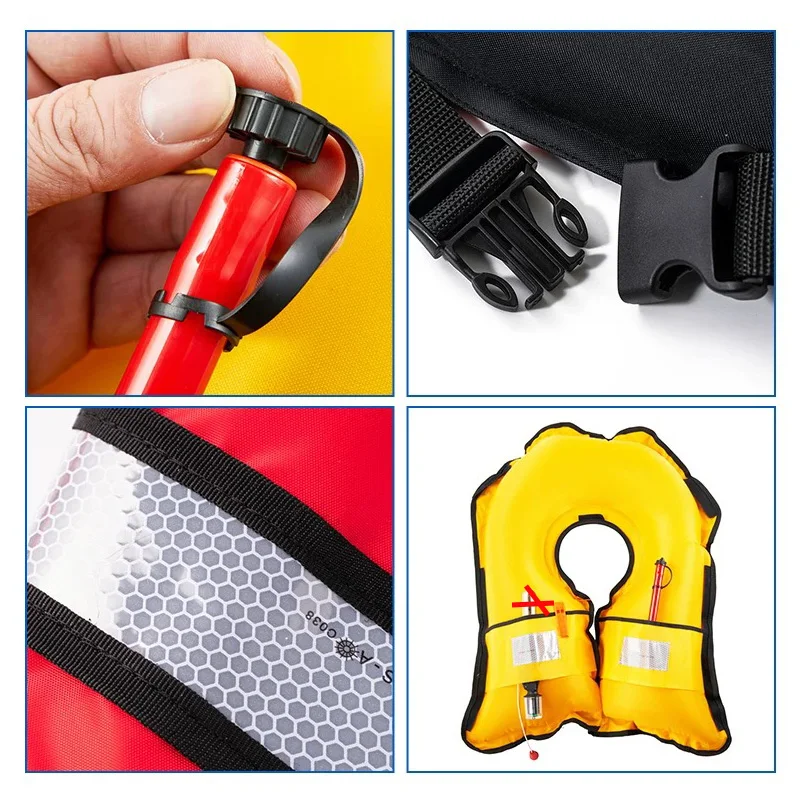 Accessoire Gonflable Gilet Rafting Auto-Manuel 150N