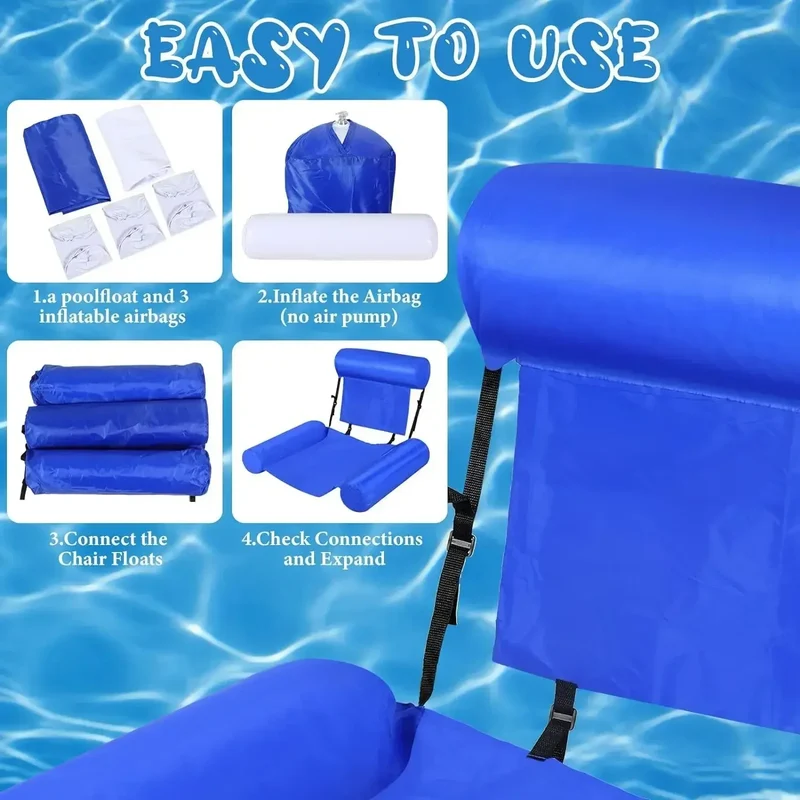 Bouée Gonflable Chaise Longue Piscine