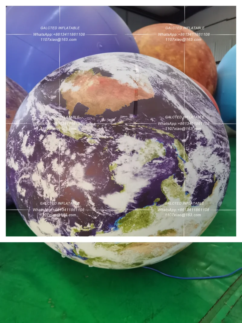 Ballon Gonflable Système Solaire LED