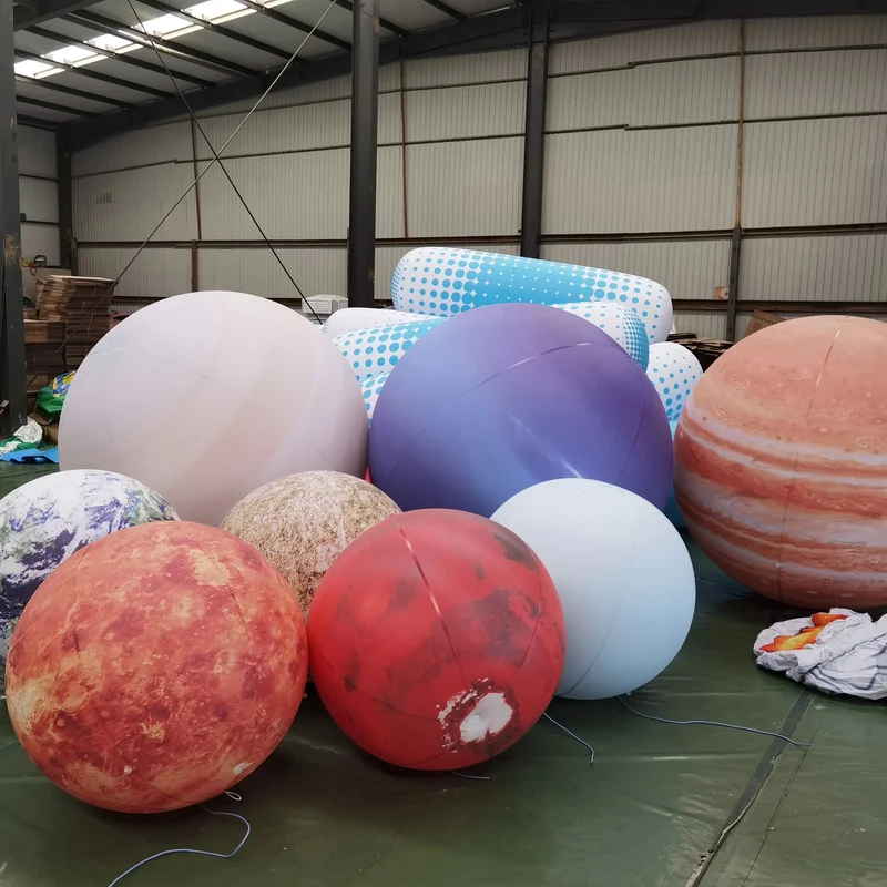 Ballon Gonflable Système Solaire LED