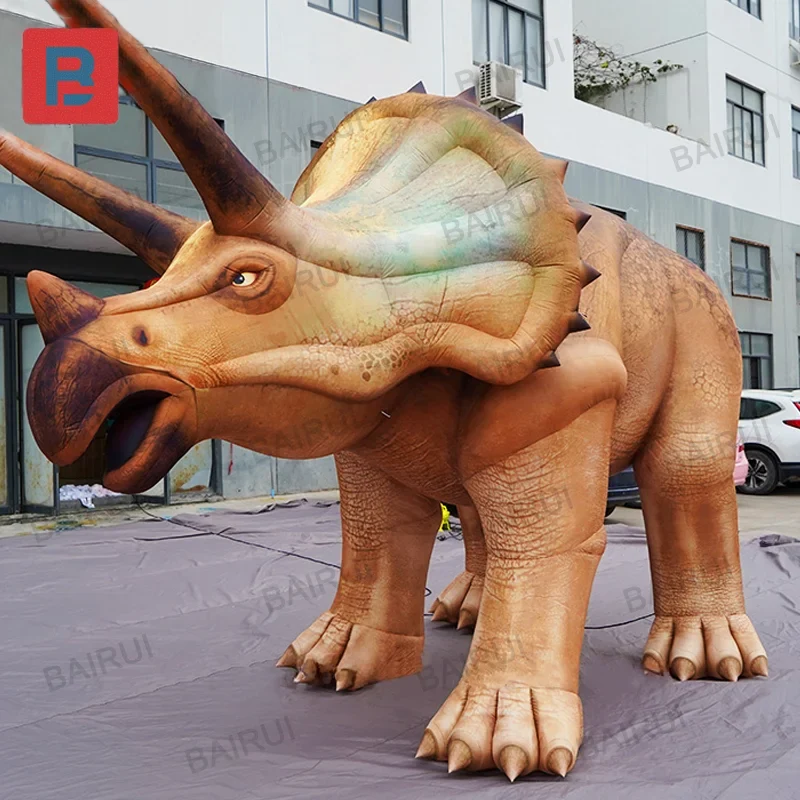 Décoration Gonflable Dinosaure Triceratops Géant