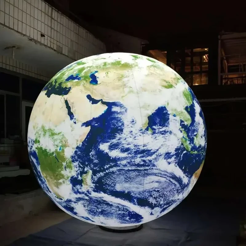 Ballon Gonflable Terre Lumineux LED