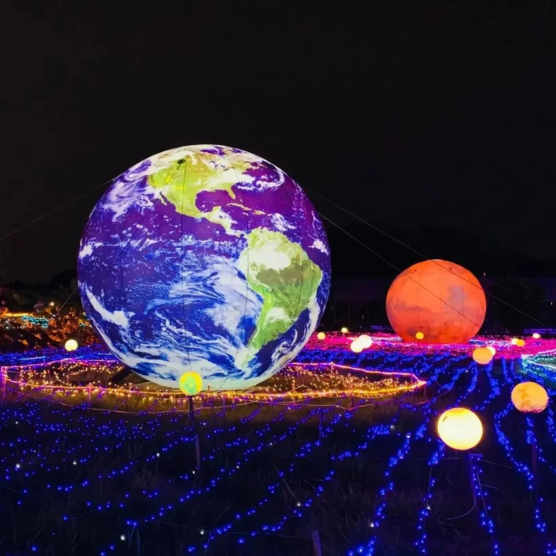 Ballon Gonflable Terre Lumineux LED