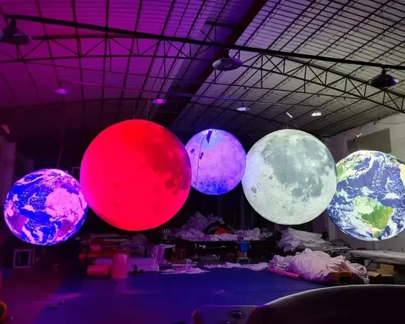 Ballon Gonflable Terre Lumineux LED