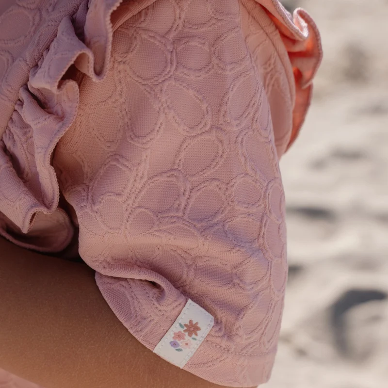Zwemshirt korte mouw - Roze