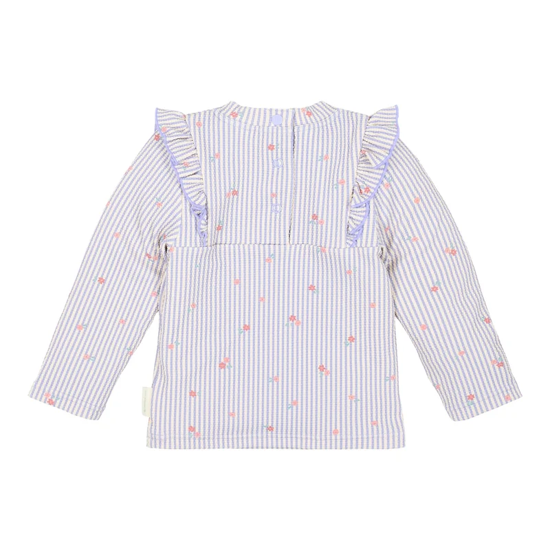 Zwemshirt lange mouw - UPF 40 - Paars - Dreamy Stripes