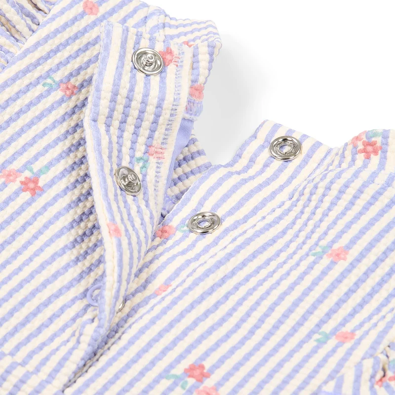 Zwemshirt lange mouw - UPF 40 - Paars - Dreamy Stripes