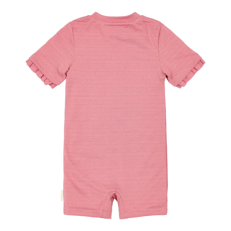 Zwempak korte mouw - Roze