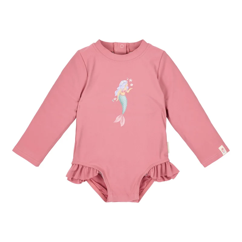 Badpak lange mouw - UPF 40 - Roze