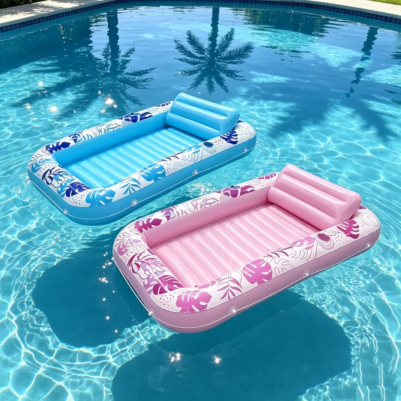 Bouée Gonflable Feuille Tropicale Appui-tête