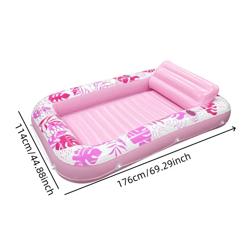 Bouée Gonflable Feuille Tropicale Appui-tête