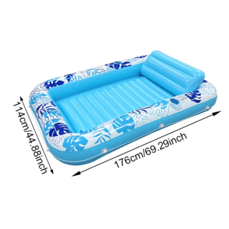 Bouée Gonflable Feuille Tropicale Appui-tête
