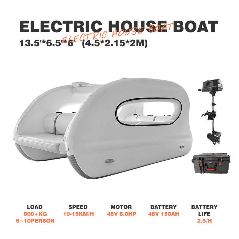 Bateau Gonflable Solaire 6 Places